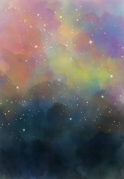istock Abstract galaxy watercolor backgrounds 1167895717
