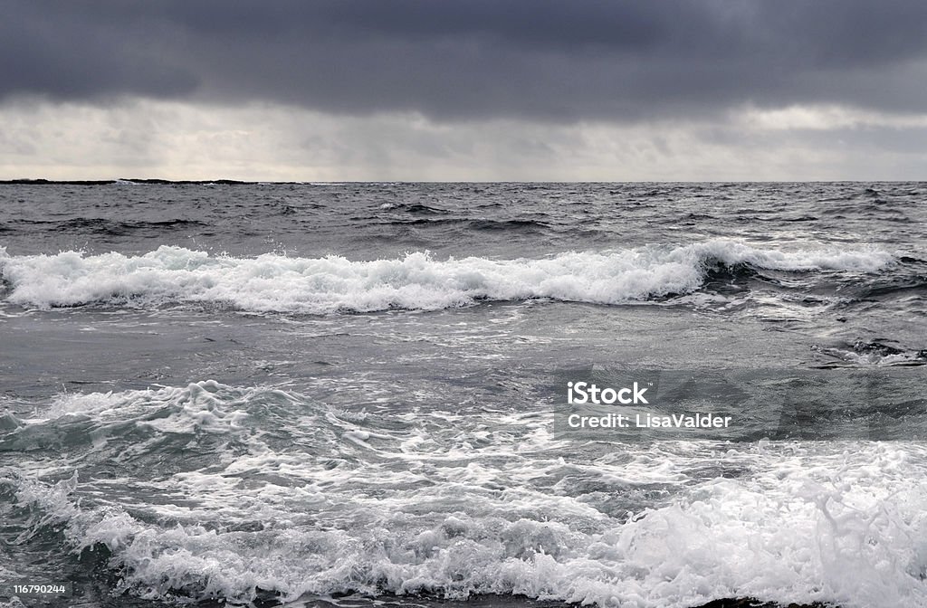 Stormy Paesaggio marino - Foto stock royalty-free di Tempesta