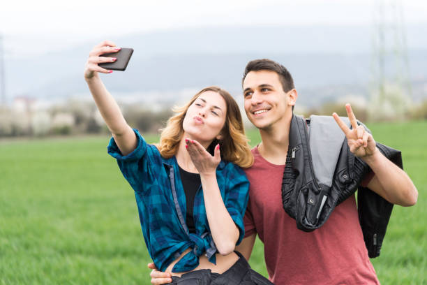 istock Loving couple having fun outdoors. 1167903223