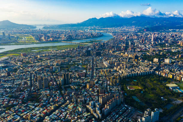 istock Aerial View Of Taipei Taiwan 1167907721