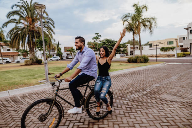 istock Millennial friends riding bicycles 1167912885