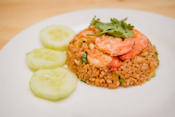 istock fried rice with shrimp, Thai food 1167921746