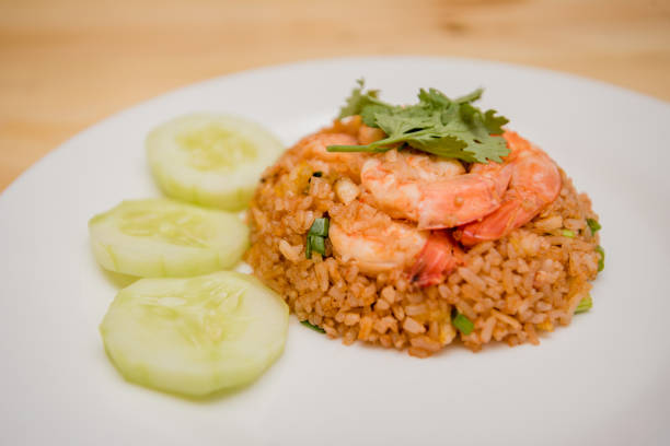 istock fried rice with shrimp, Thai food 1167926039