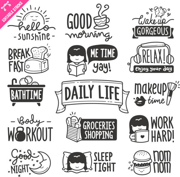 Black Daily Routine Background 180+ Black Woman Morning Routine Stock Illustrations, Royalty-Free ...