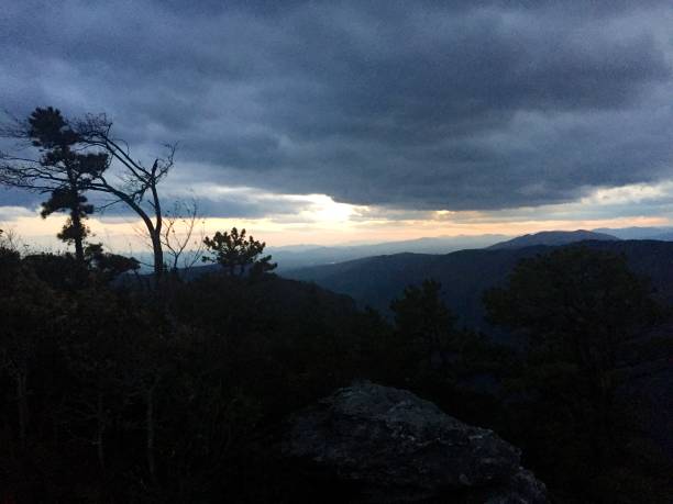 istock Linville Gorge at sunset 1167929656