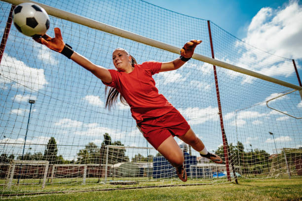 istock Being a female soccer goalkeeper 1167932000