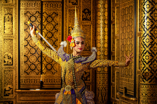 Khon Thai Phra-Luck character of Ramayana story.