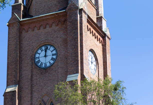 istock Twelve o clock on Fredrikstad Cathedral in Norway 1167932908