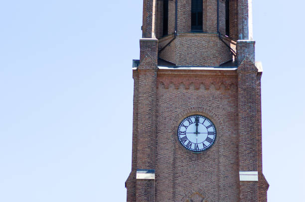 istock Twelve o clock on Fredrikstad Cathedral in Norway 1167932927