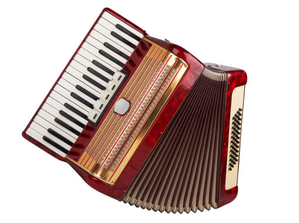 istock Retro accordion isolated 1167937279