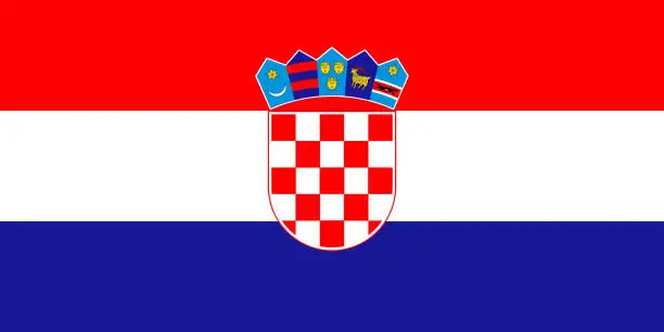 Vector illustration of Croatia