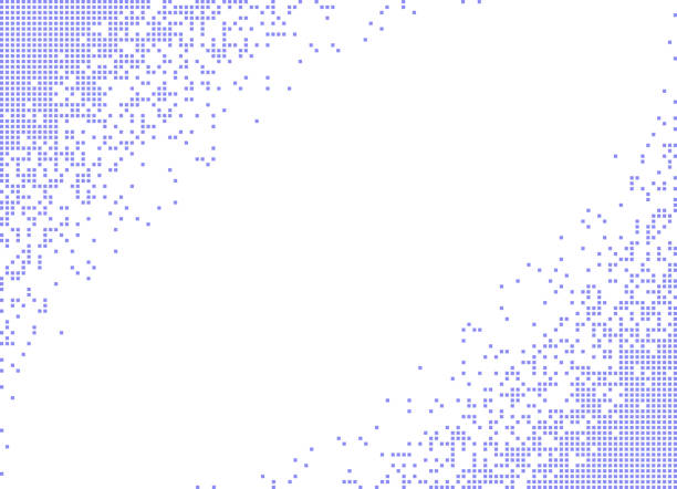 pixel corners pixelated corner design elements minecraft floor patterns stock illustrations