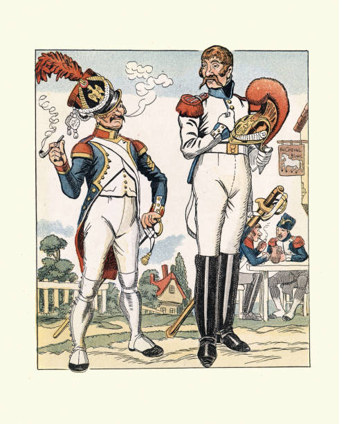 istock Military uniforms, French soldiers, Infantry,  Napoleonic Wars 1167947206