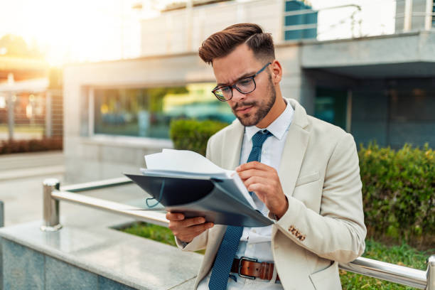 istock Handsome businessman portrait outdoor 1167953625