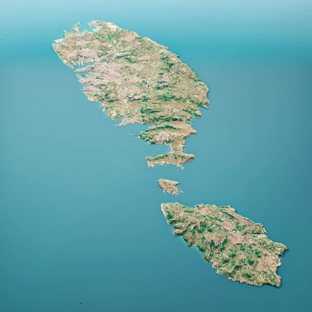 istock Malta Island 3D Render Aerial Landscape View From North Jan 2019 1167955974