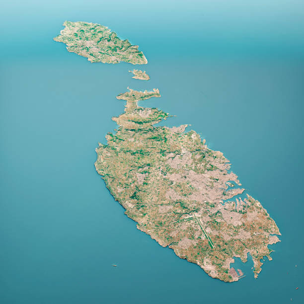istock Malta Island 3D Render Aerial Landscape View From South Jan 2019 1167955995