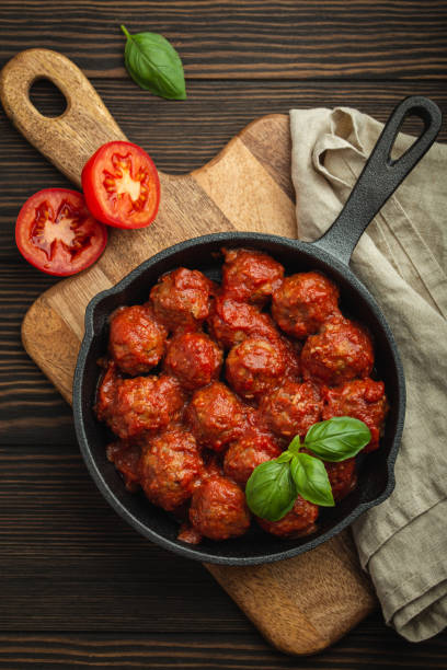 istock Meatballs in tomato sauce 1167961764