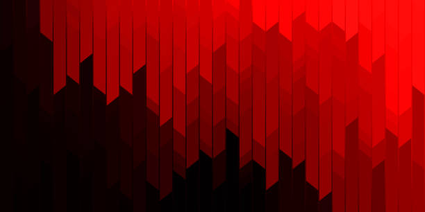 ilustrações de stock, clip art, desenhos animados e ícones de vibrant vector background - red backgrounds shadow pattern