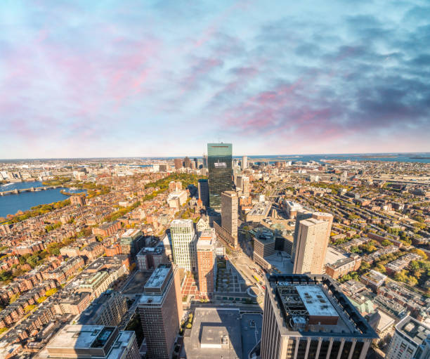 istock Boston skyline at sunset, Massachusetts - USA 1167967818