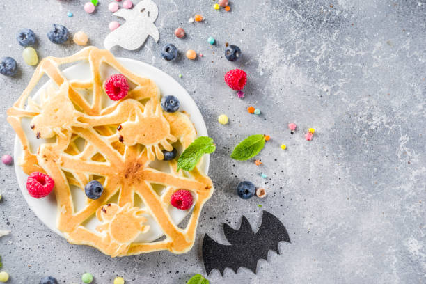 istock Halloween kids funny pancakes 1167969494