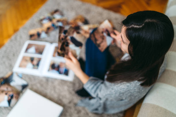 Stack of old photo prints and Memories to be digitized and Scanned