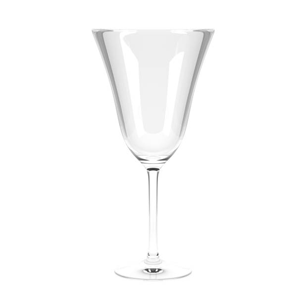 istock Wine glass. 3d rendering illustration isolated 1167971914