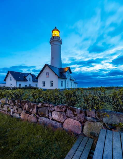 Hirtshals Lighthouse The lighthouse of Hirtshals hjorring stock pictures, royalty-free photos & images