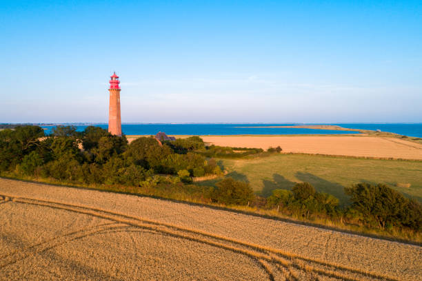 Lighthouse Fluegge as seen from above
