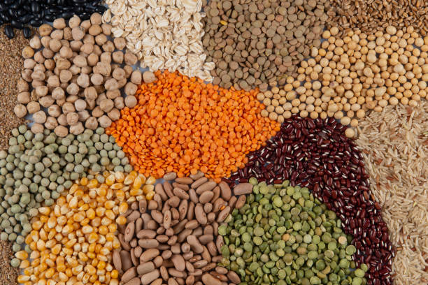 istock Big collection of different cereals and edible seeds. 1167974805