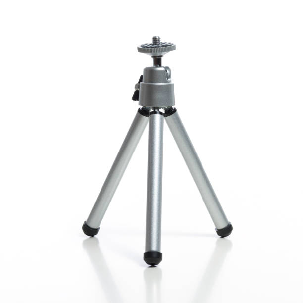 istock Small mini tripod isolated on white background. Photography and video concept. 1167982252