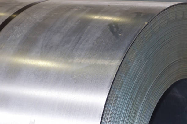 istock Rolls of cold-rolled galvanized steel in stock 1167984221