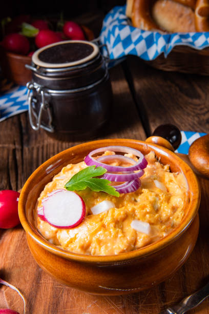 istock rustic Bavarian obazda with radishes and onions 1167988757