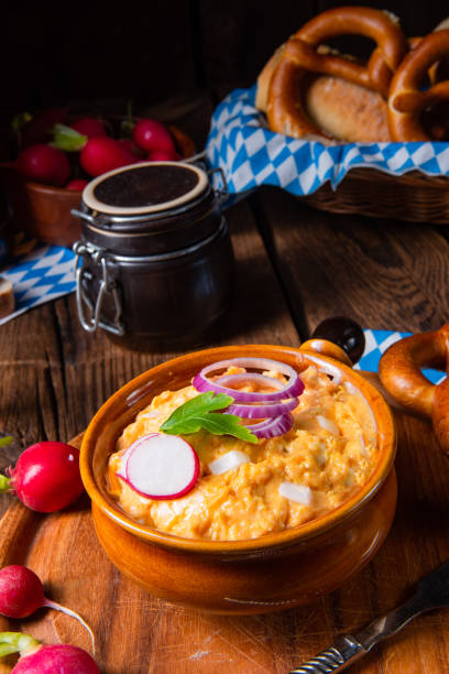 istock rustic Bavarian obazda with radishes and onions 1167988808