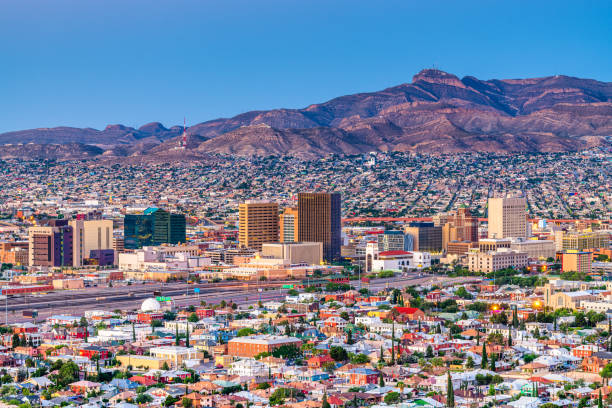 istock El Paso, Texas, USA  downtown city skyline at twilight. 1167994331