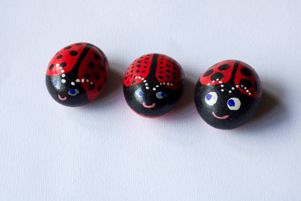 istock close up of three painted stones as cute ladybugs 1167996533