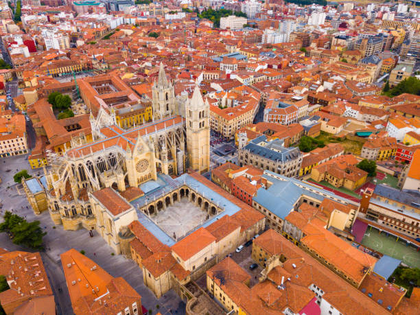 istock Aerial view of Leon cityscape 1167999982