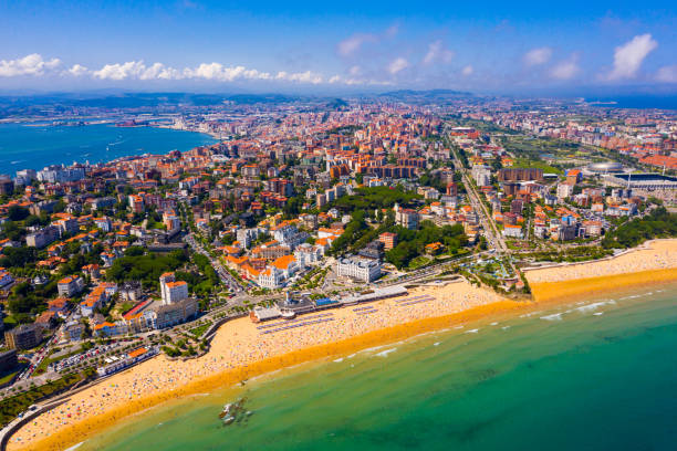 istock Aerial view of Santander, Spain 1168000093