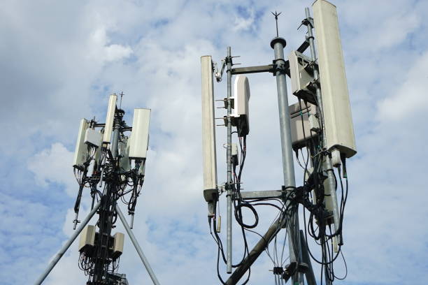 istock Mobile phone towers and 5G and 4G system 1168002760
