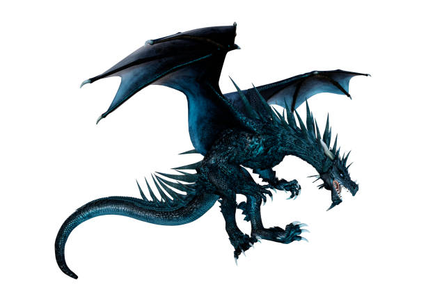 Chinese dragon image with sky backgrounds