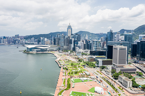Central District - Hong Kong, Hong Kong, Hong Kong Island, Two International Finance Center, Victoria Harbour - Hong Kong