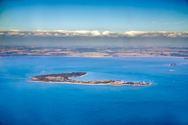 istock Atlantic ocean and oleron island from sky 1168008799