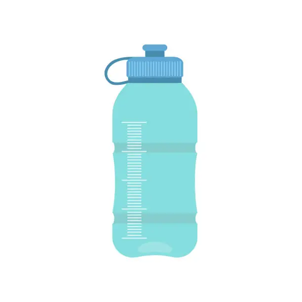 Vector illustration of Sports bottle