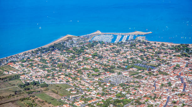 istock Atlantic ocean and oleron island from sky 1168009943