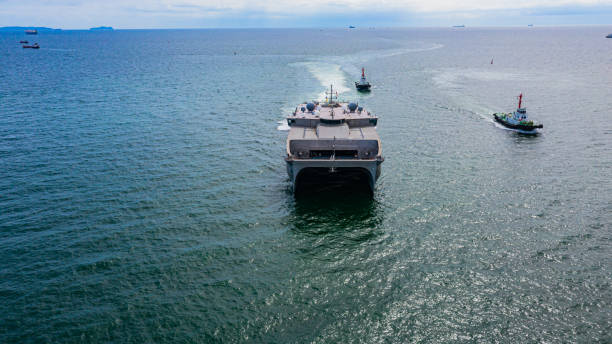 istock Amphibious ship transport battleship 1168011766
