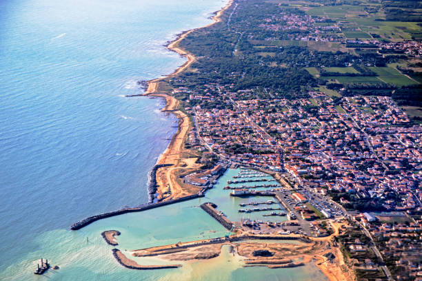 istock Atlantic ocean and oleron island from sky 1168011791