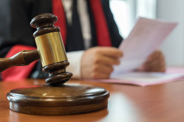 istock Judge and gavel in courtroom 1168013868