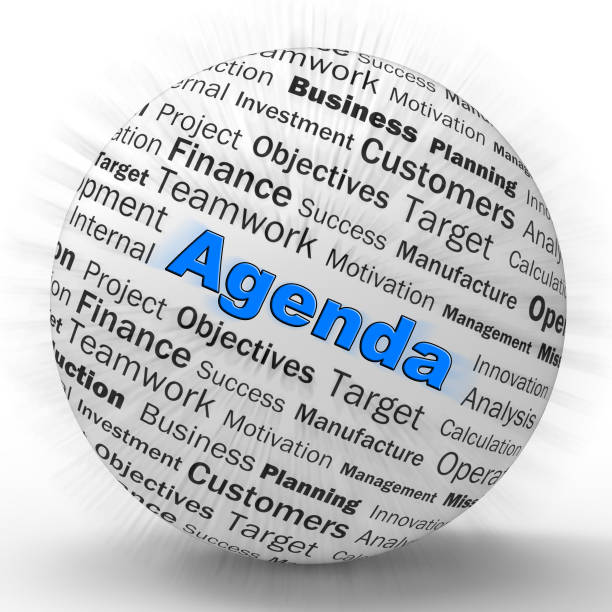 istock Business agenda concept icon meaning timetable or schedule for personal organisation - 3d illustration 1168017521