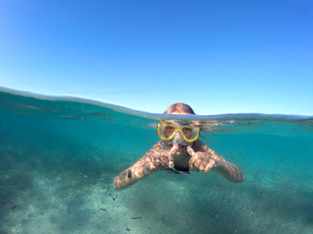istock Child Snorkeling at Spiaggia 1168019627