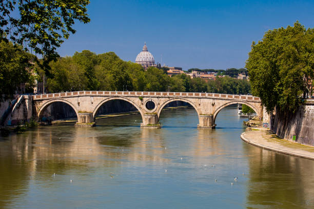 istock Ponte Sisto an historical bridge over the Tiber river built on 1479 1168025704