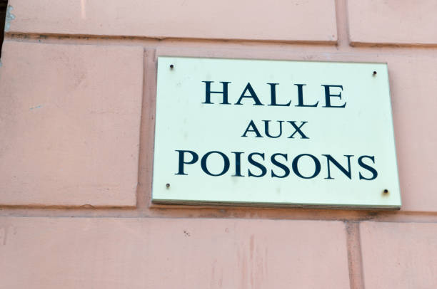 istock Fish Market Sign in Fance 1168025822